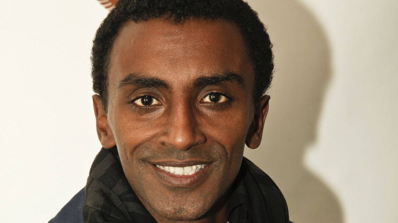 Close-up of Marcus Samuelsson smiling