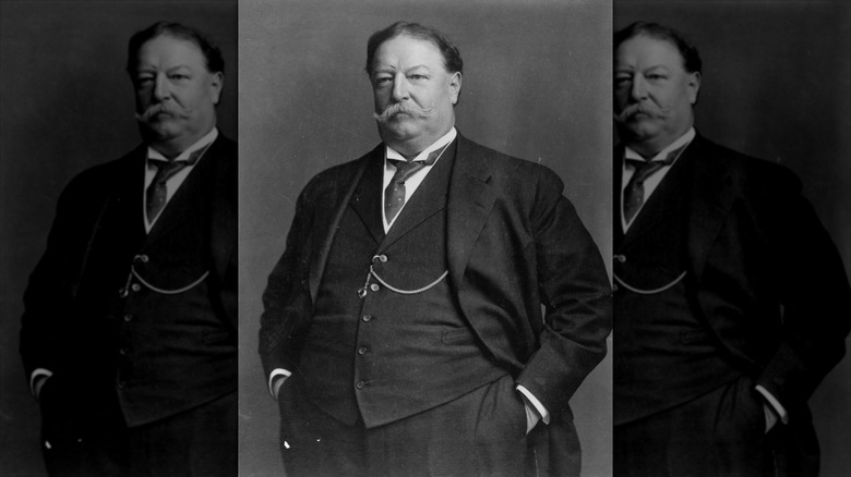 Black and white photograph of President Taft