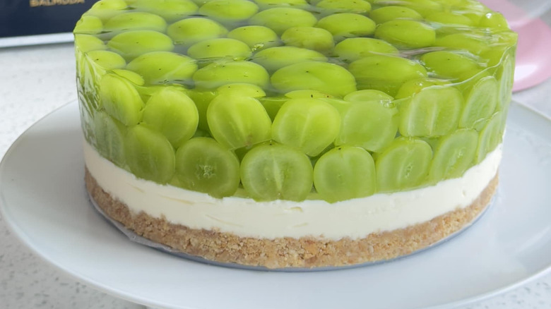 Shine Muscat cheesecake