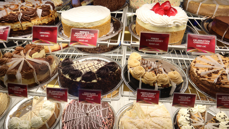 Cheesecake Factory display case