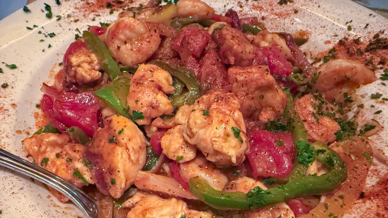 Cajun jambalaya at Cheesecake Factory