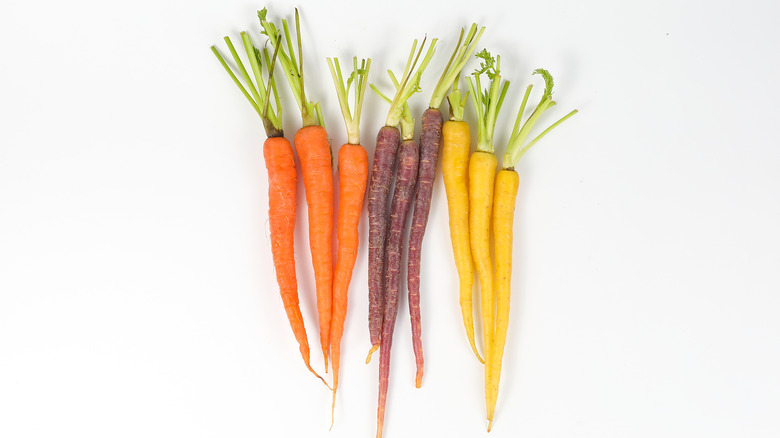 Tri-colored carrots
