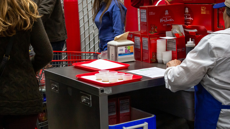Costco sample cart