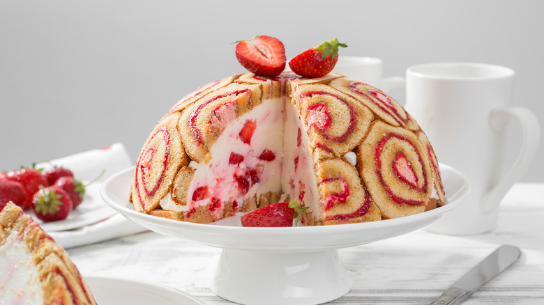 Charlotte Royale with Strawberries