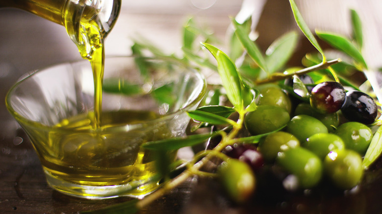 Cold pressed olive oil 