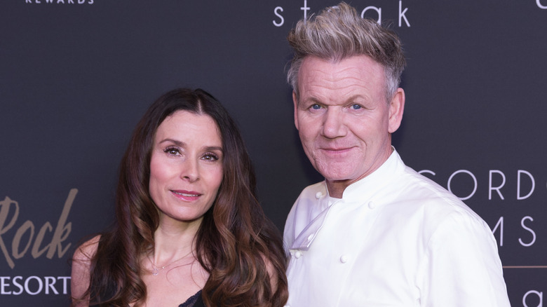 Chef Gordan Ramsay and his wife, Tana Ramsay on the red carpet