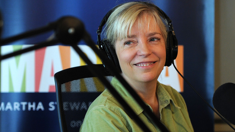 Chef Sara Moulton visits SIRIUS XM Studio.