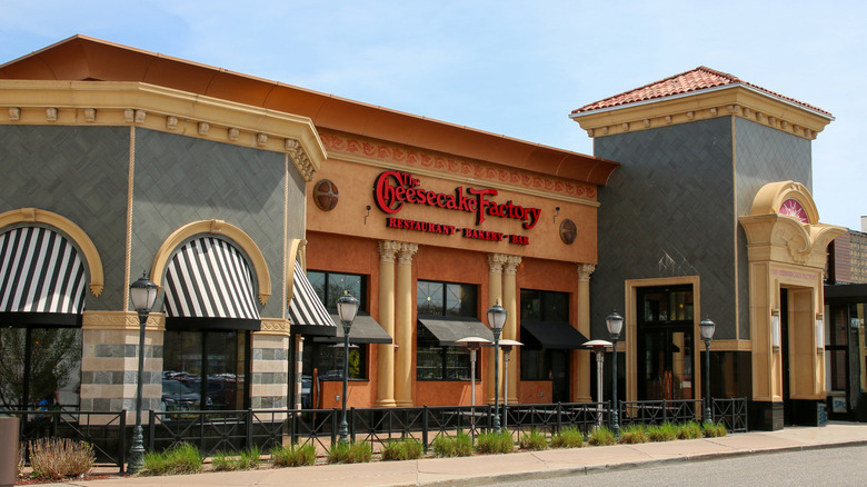 A The Cheesecake Factory location during the day