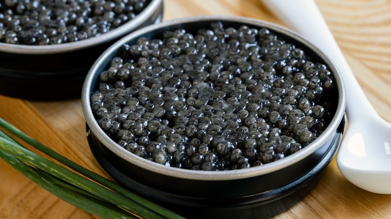 Tin of caviar