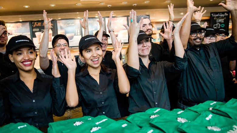 Starbucks DC deaf signing employees 