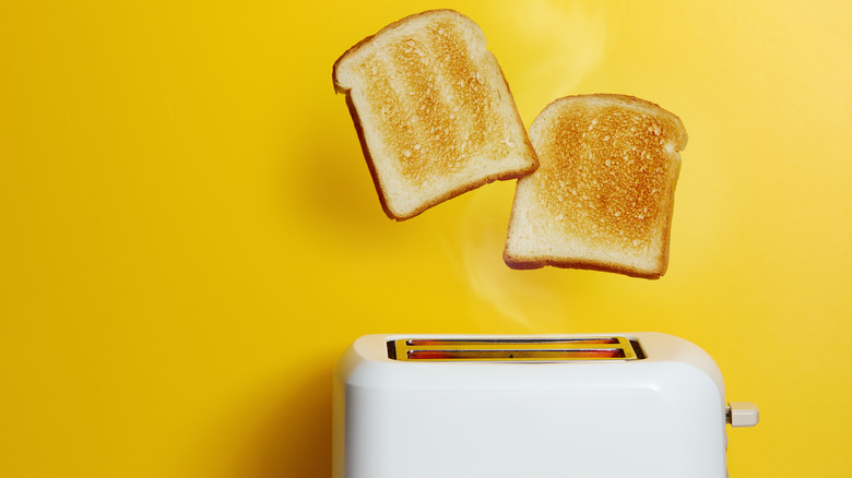 toast flying out of toaster