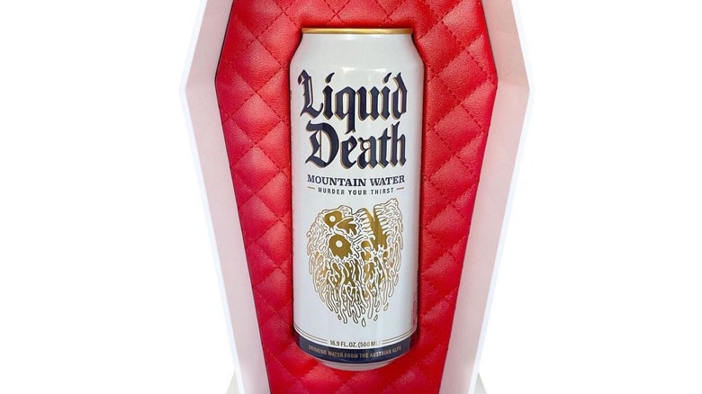 Can of Liquid Death water