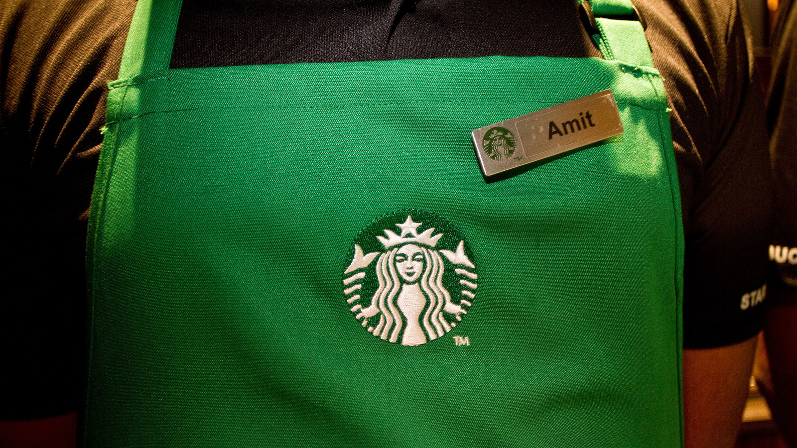 What It Takes To Earn A Starbucks' Mortarboard Embroidered Apron