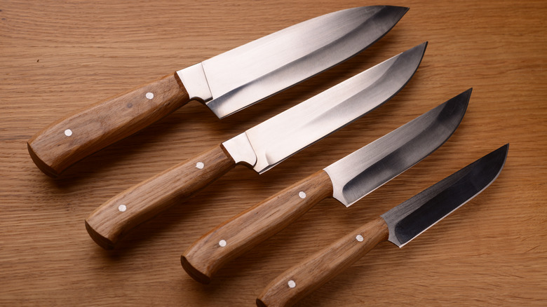 set of knives