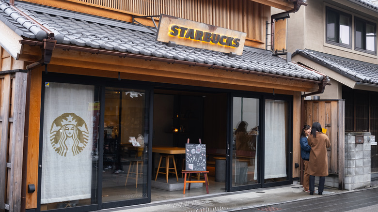 Regional landmark Starbucks in Japan