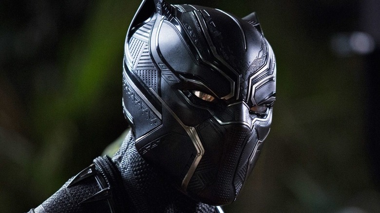 Black Panther masked