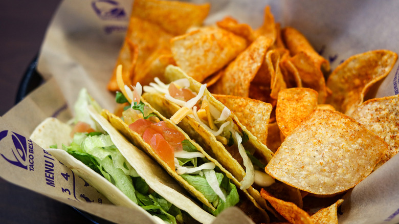 Crunchy tacos and nachos from Taco Bell