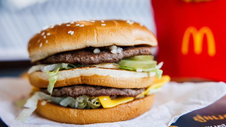 mcdonalds big mac and fries