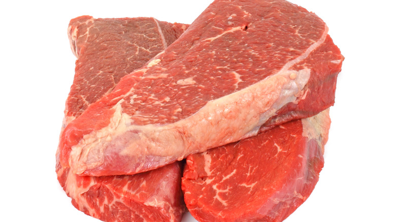 Beef chuck shoulder steaks