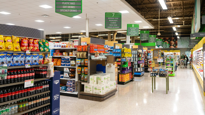 Interior of a Whole Foods store in Apex, North Carolina