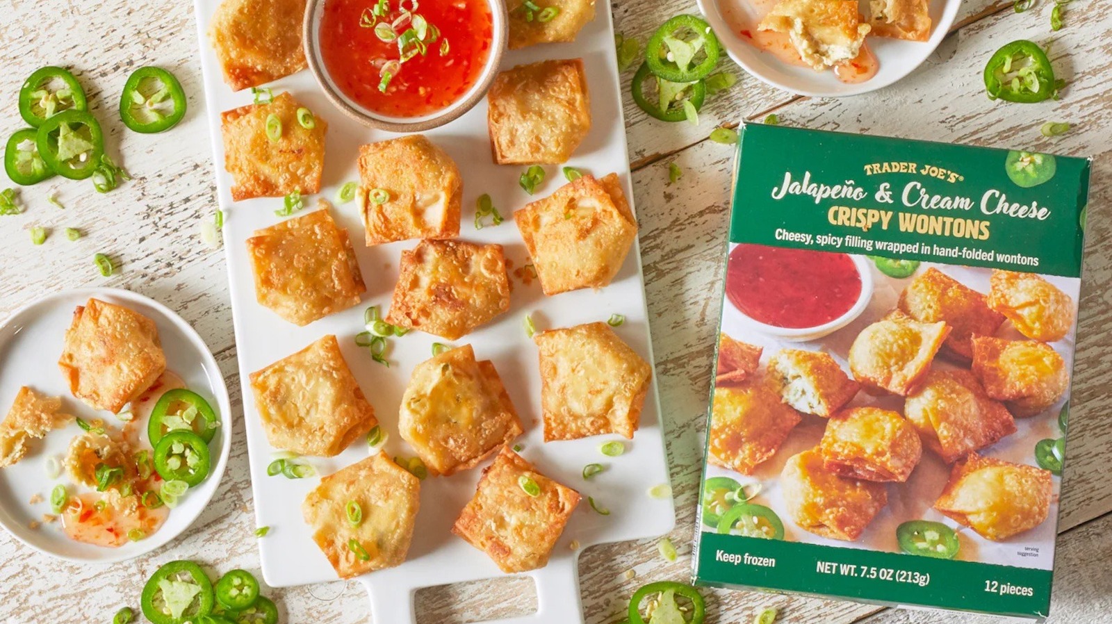 Trader Joe's Jalapeño & Cream Cheese Crispy Wontons Don't Include Sauce