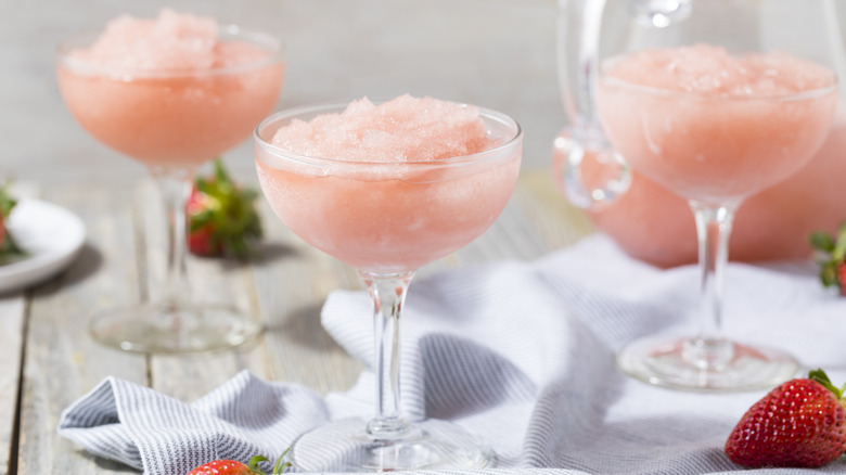 frozen pink cocktails