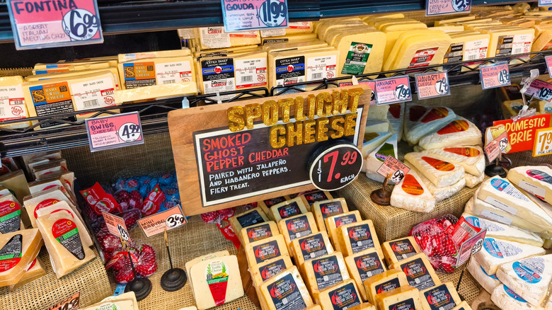 Trader Joe's cheese section
