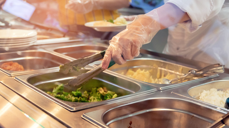 lunch cafeteria food