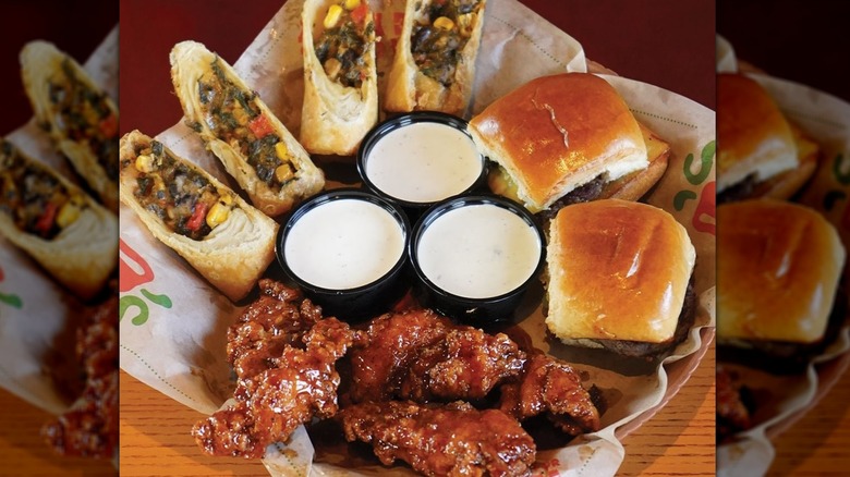 Chili's Triple Dipper order