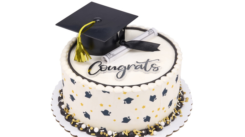 A graduation cake from Walmart