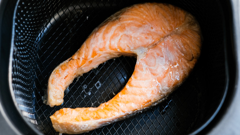 Salmon in air fryer