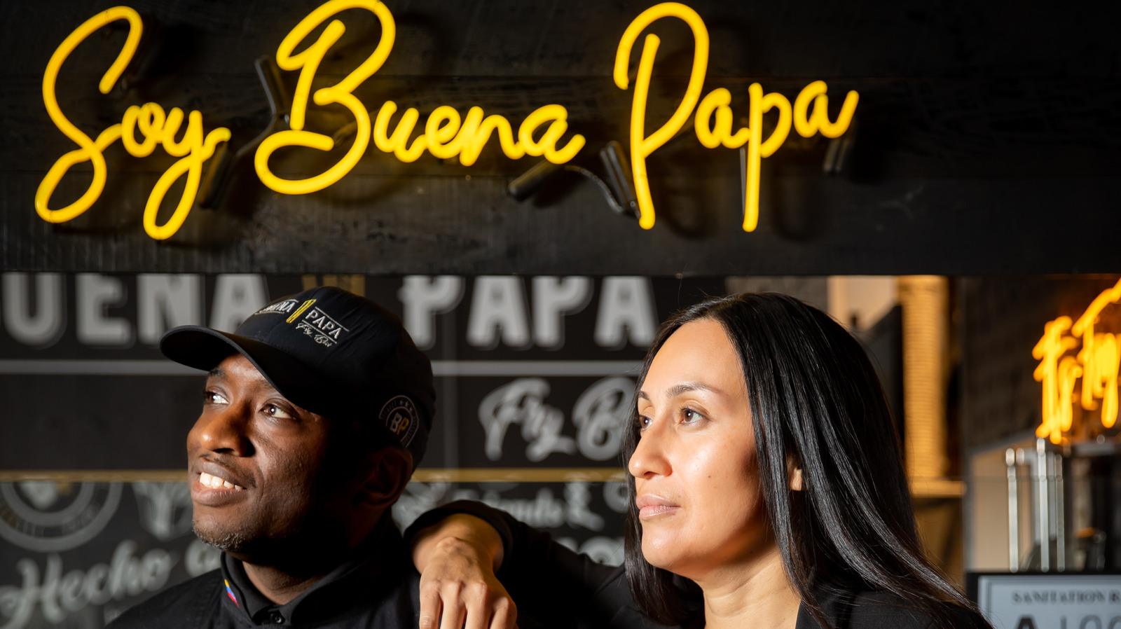 Buena Papa Fry Bar Morgan Street Food Hall - El Americano (the american)
