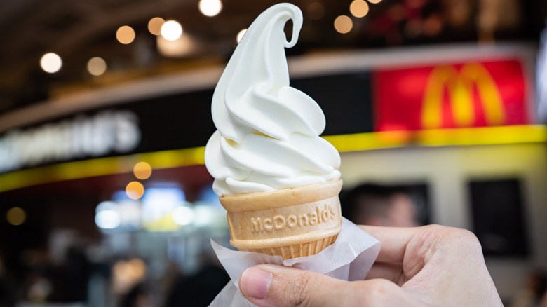 McDonald's soft serve ice cream 