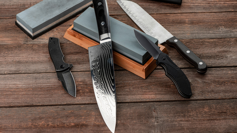 Santoku, chef and other knives 