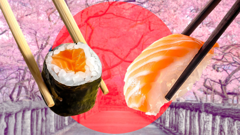 Japanese sushi nigiri comparison