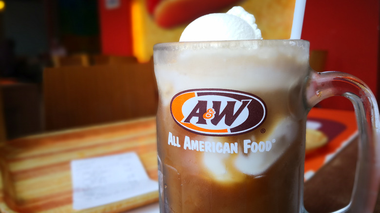 A&W root beer float