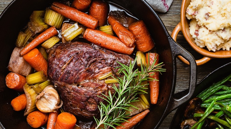 pot roast in cast iron