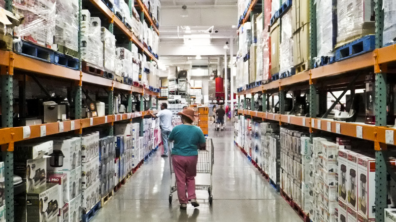 A person shopping at Costco