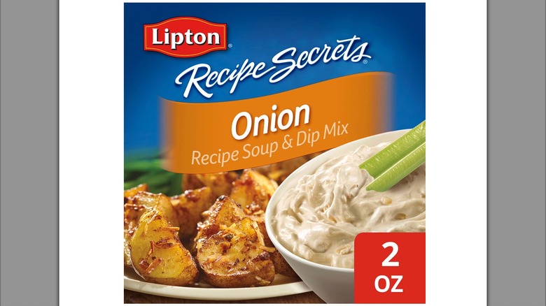 Close-up of Lipton Recipe Secrets Onion Recipe Soup & Dip Mix