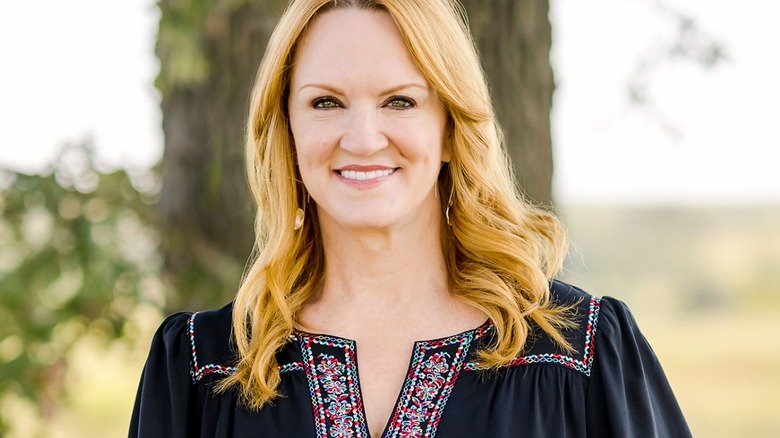 Ree Drummond smiling outside