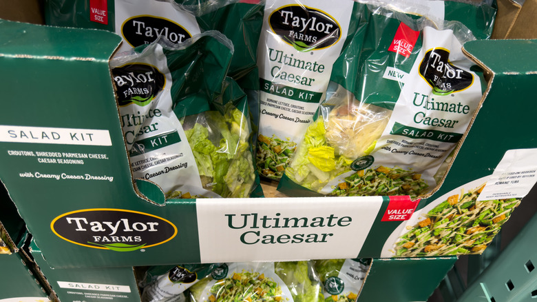 Taylor Farms salad products at Costco