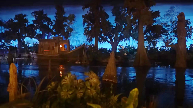 Interior decor of Blue Bayou in Disneyland