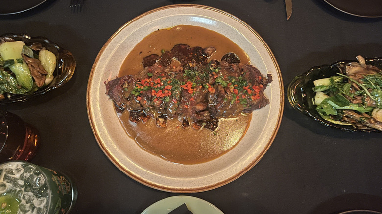 Beef cheeks in gravy at Mainlander in St. Louis