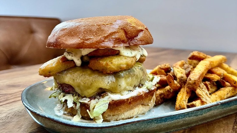 That'll do, Pig burger form Farmer & the Cow