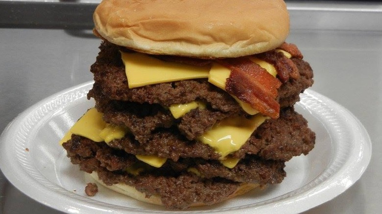 Jumbo bacon cheeseburger
