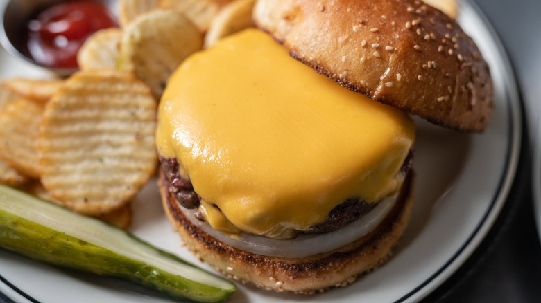 Cheeseburger from Red Hook Tavern