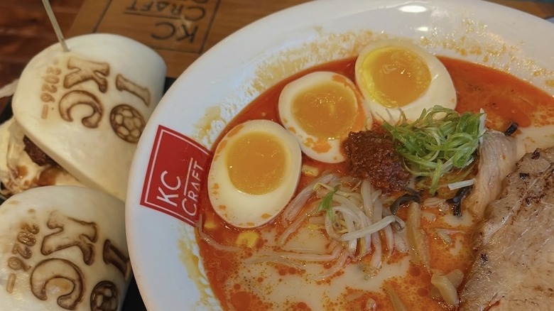 Ramen and bao buns