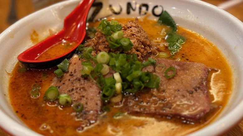 Big bowl of ramen
