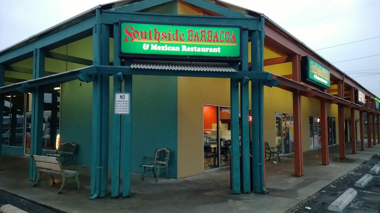 Front view of restaurant Southside Barbacoa
