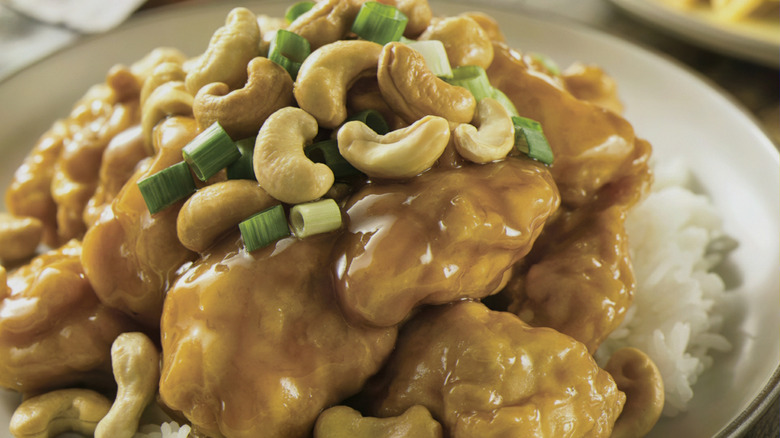 Springfield cashew chicken close up